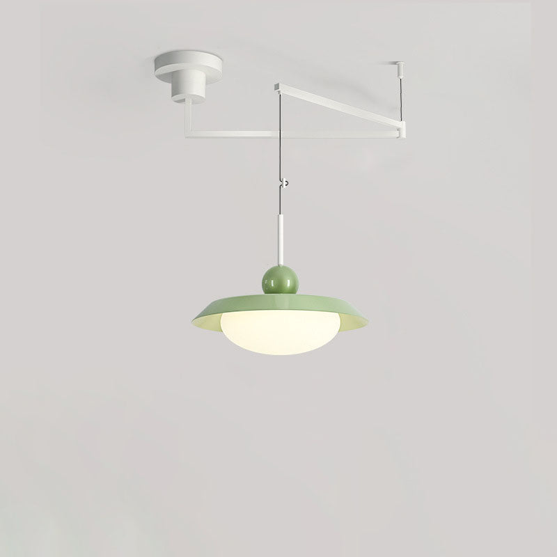 Moderne Hängeleuchte aus Acryl und Glas im minimalistischen Stil