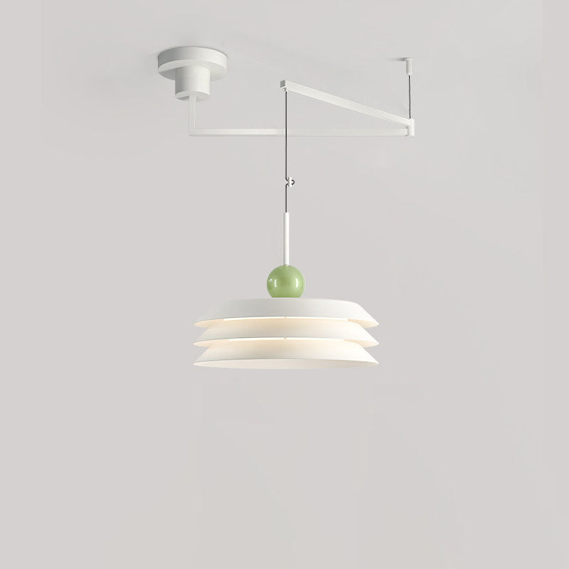 Moderne dreischichtige Hängeleuchte im minimalistischen Design