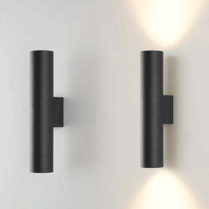 Moderne Wandleuchte aus Aluminium mit LED-Beleuchtung für Schlafzimmer und Flur