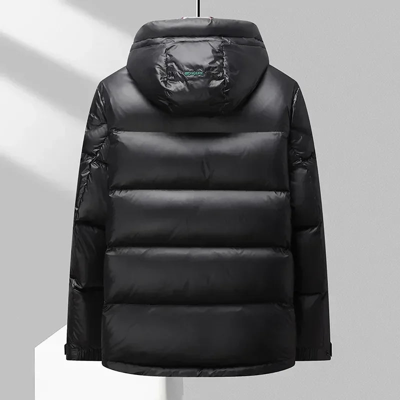 Herren Puffer Winterjacke Mit Kapuze
