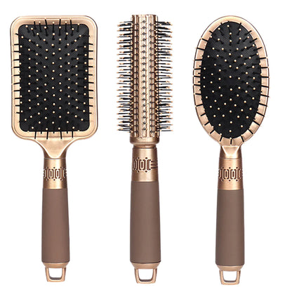 Antistatische Paddlebürste für Damen – Haarbürste mit Luftkissen für lockiges Haar