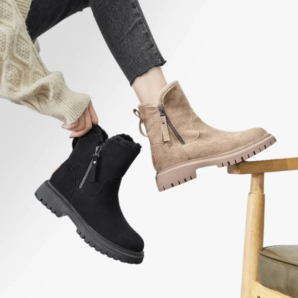 Damen Schneestiefel Mit Wärmendem Innenfutter Und Modernem Look