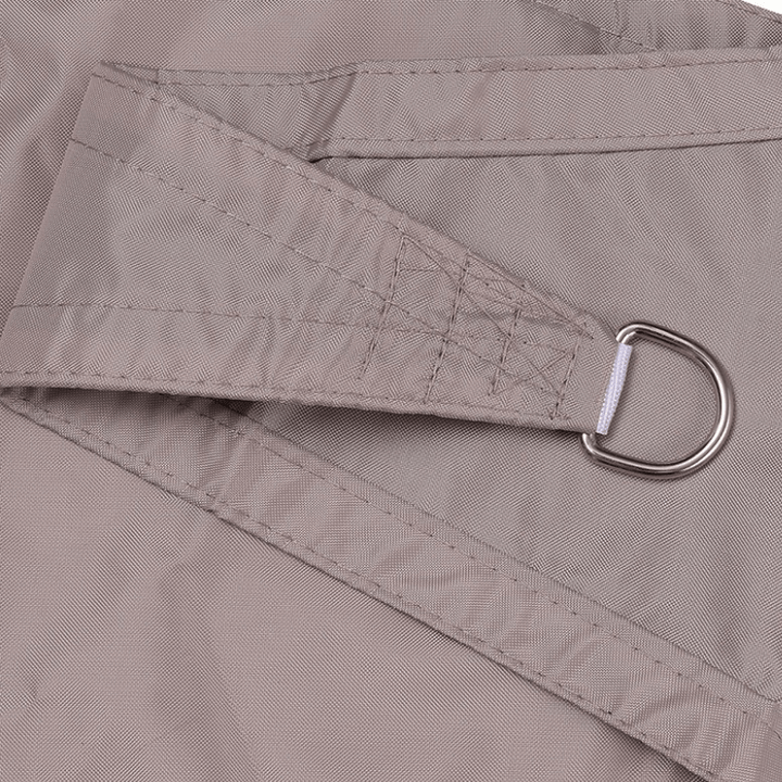 Sonnensegel Dreieckform taupe wasserabweisend mit UV-Schutz