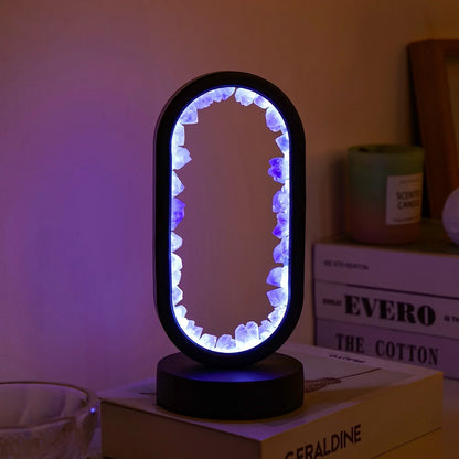 Natürliche Amethystlampe für Ruhe und Harmonie