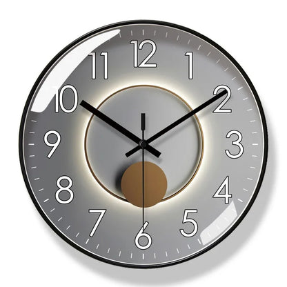Moderne Designer Wanduhr ohne Ticken – Stilvolle & leise Uhr für Wohnzimmer