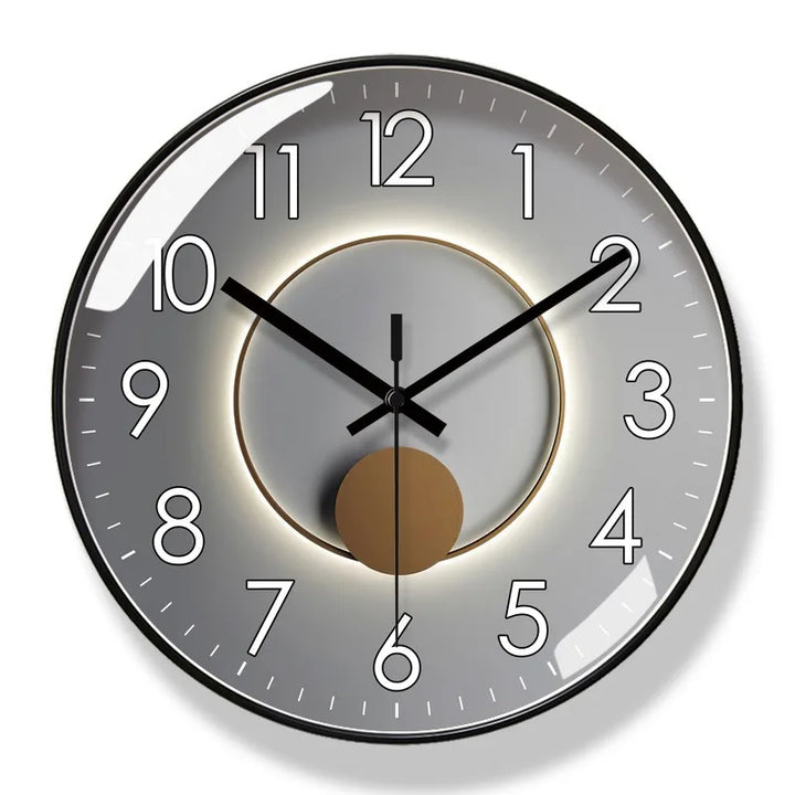 Moderne Designer Wanduhr ohne Ticken – Stilvolle & leise Uhr für Wohnzimmer