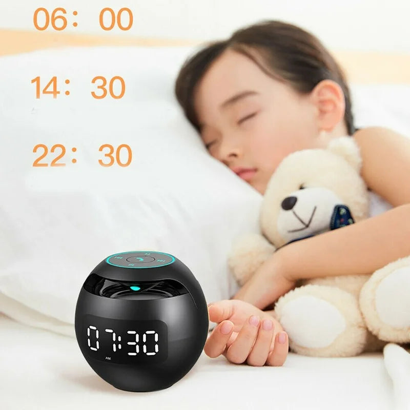 Bluetooth-Wecker mit LED-Anzeige & Lautsprecher