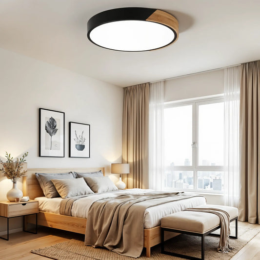 Moderne skandinavische Deckenleuchte für Wohn- und Schlafzimmer