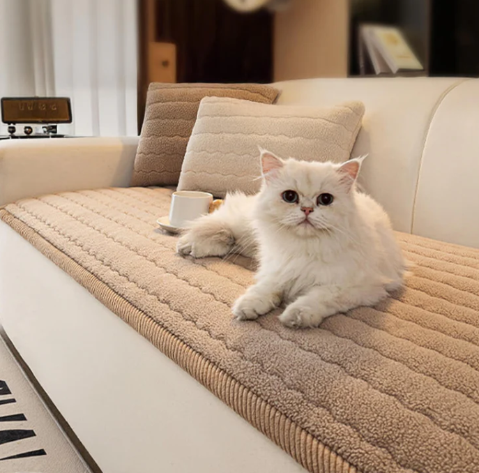 Sofabezug mit rutschfestem Sitz