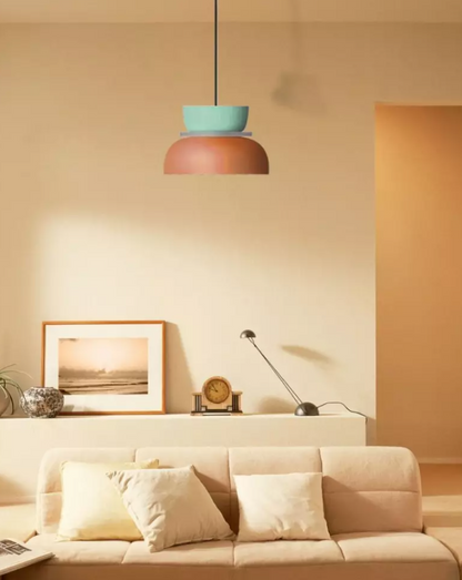 Pendelleuchte im Nordic Macaron Stil mit LED