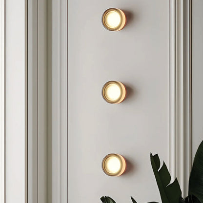 Elegante strukturierte LED-Wandleuchte für Wohnzimmer und Flur