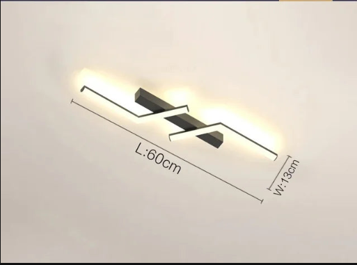Moderne LED-Deckenlampe – schlank, hell & mit Fernbedienung