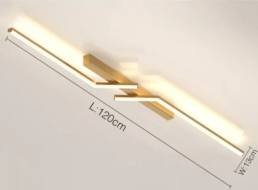 Moderne LED-Deckenlampe – schlank, hell & mit Fernbedienung