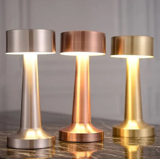 Moderne Kabellose Tischlampe – Dimmbare LED-Beleuchtung mit Touch-Steuerung