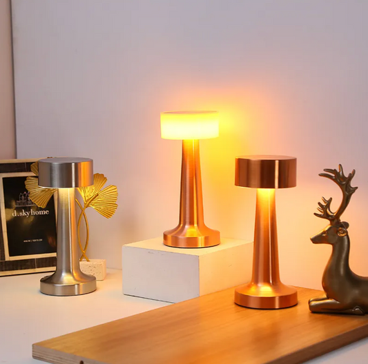 Moderne Kabellose Tischlampe – Dimmbare LED-Beleuchtung mit Touch-Steuerung