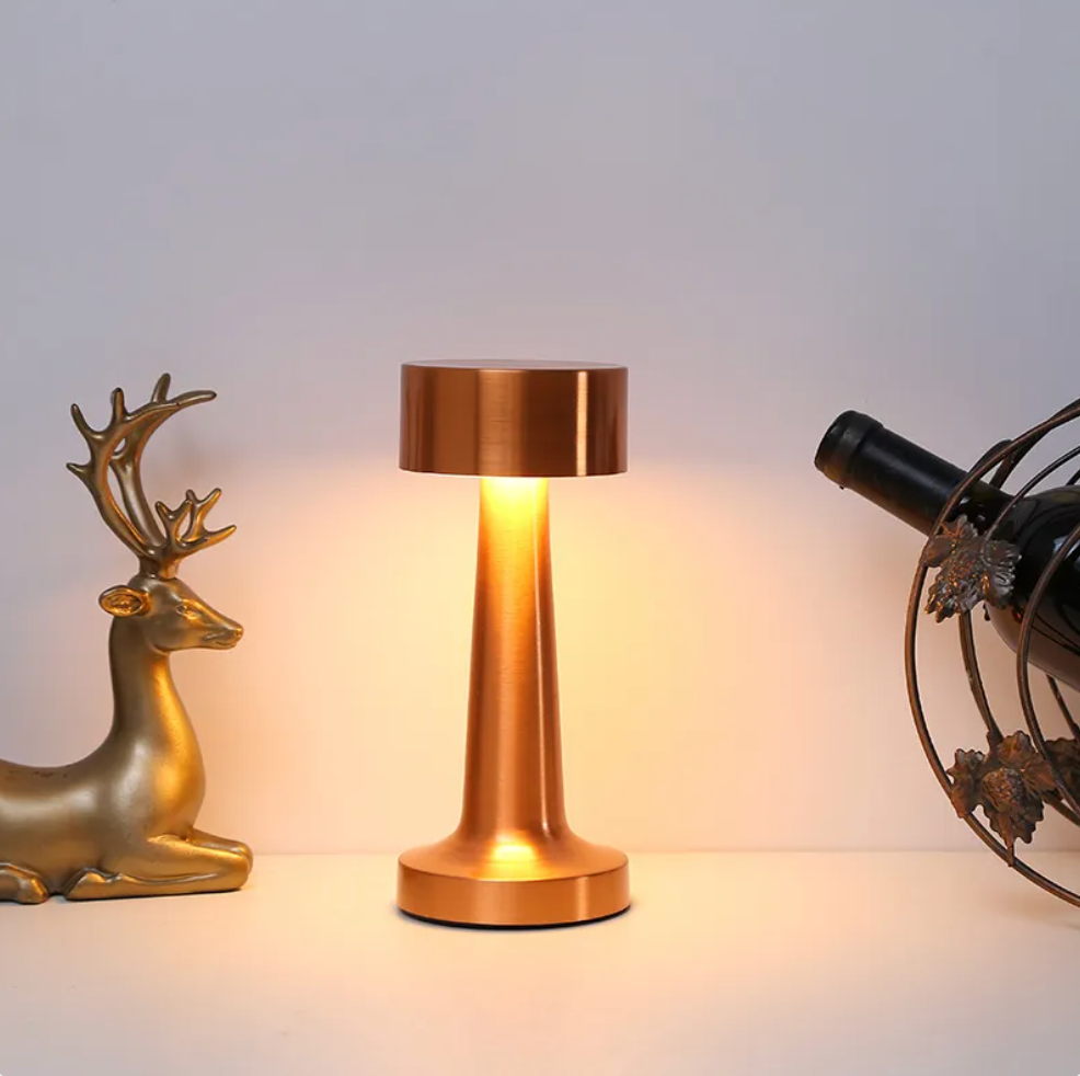 Moderne Kabellose Tischlampe – Dimmbare LED-Beleuchtung mit Touch-Steuerung