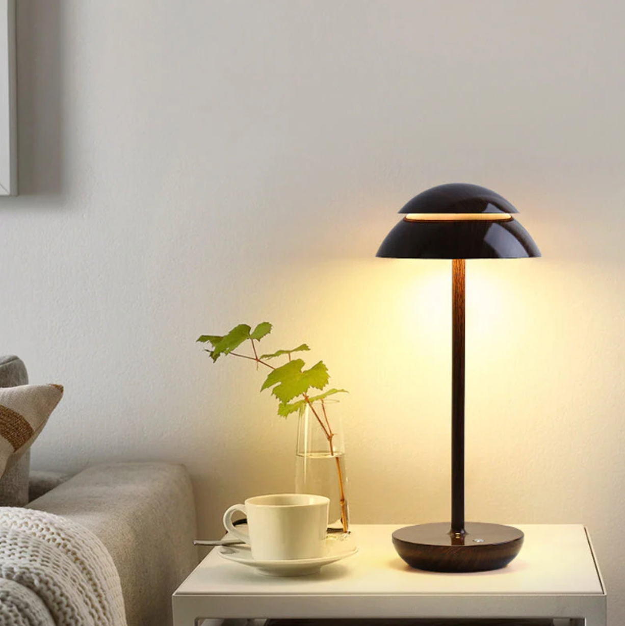 Kabellose, wiederaufladbare LED-Tischleuchte mit Touch-Dimmer – Elegantes Licht für jeden Raum