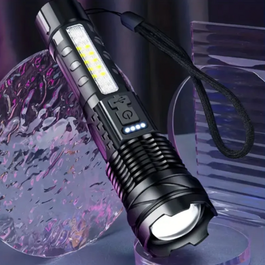 Ultrastarke Wiederaufladbare Led Taschenlampe Für Outdoor Und Notfall