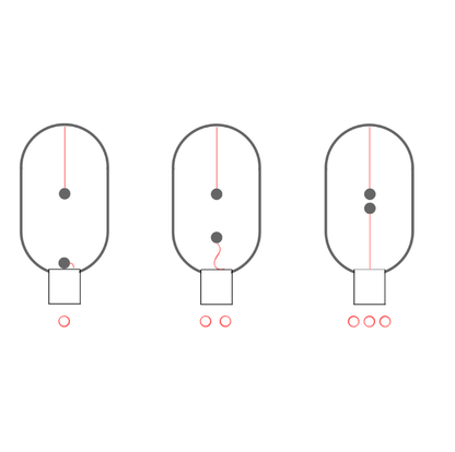 Moderne LED-Tischlampe mit magnetischem Schalter für Büro und Wohnzimmer