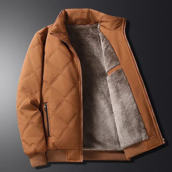 Herren Winterjacke Kurz Mit Reißverschluss