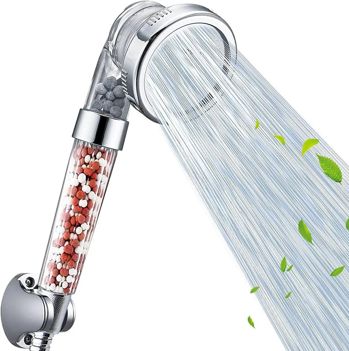 Duschkopf mit 3 Strahlarten und Filtersystem