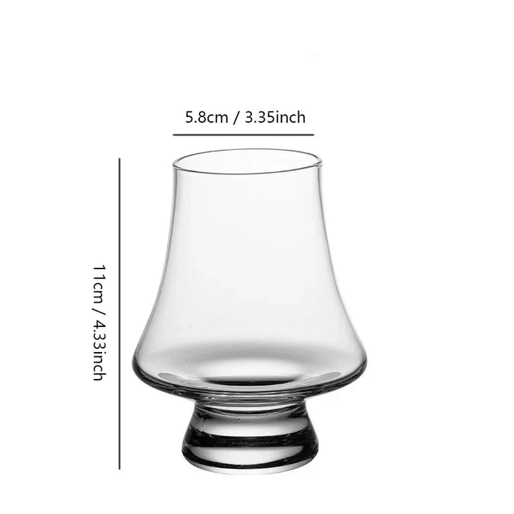 4-teiliges Set hochwertiger Gläser für den Whiskeyabend