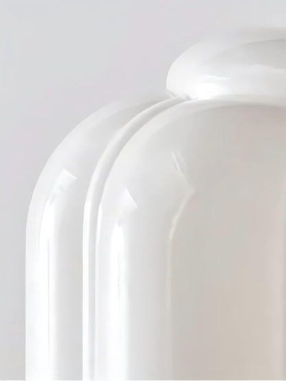 Vintage Deckenleuchte aus Milchglas