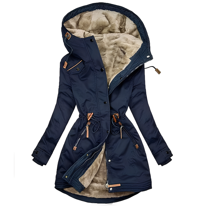 Damen Parka Wasserdicht Mit Eleganter Passform