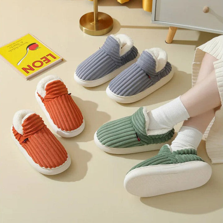Unisex Hausschuhe Mit Weichem Fell Und Umschließendem Design