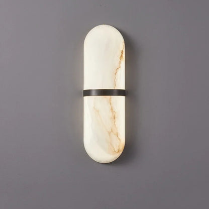 Skandinavische moderne LED-Wandleuchte mit Steinoptik für Wohnzimmer