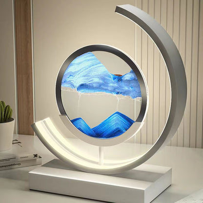 Beruhigende Sandkunst Tischlampe - Ruhige Heim Dekoration