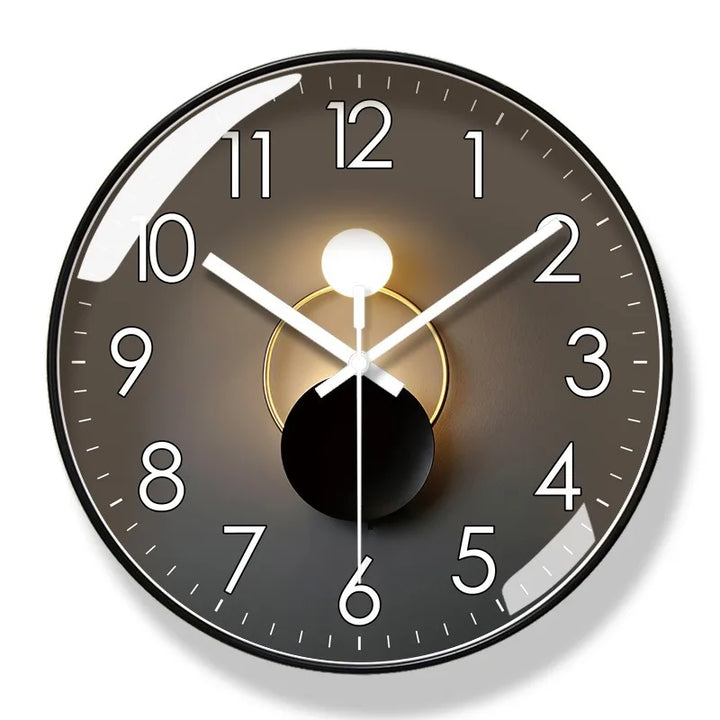 Moderne Designer Wanduhr ohne Ticken – Stilvolle & leise Uhr für Wohnzimmer
