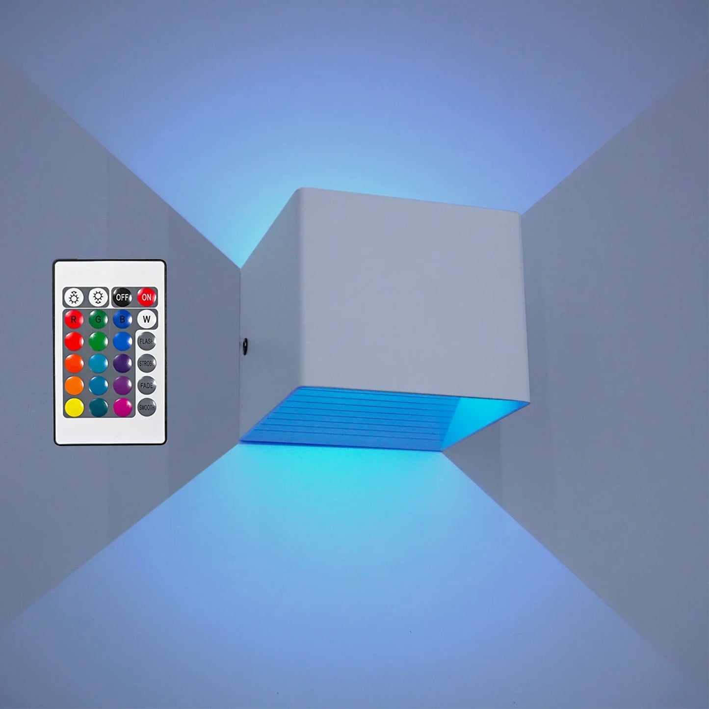 Intelligente LED Wandleuchte Mit Fernbedienung