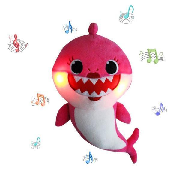 Plüsch Baby Shark Spielzeug mit Licht und Musik