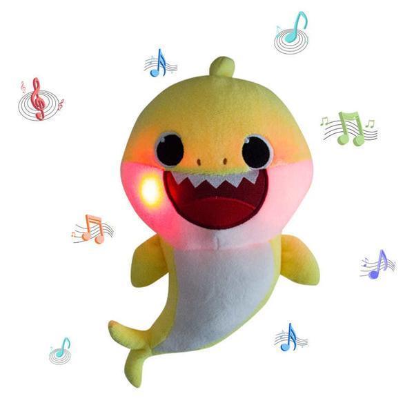Plüsch Baby Shark Spielzeug mit Licht und Musik