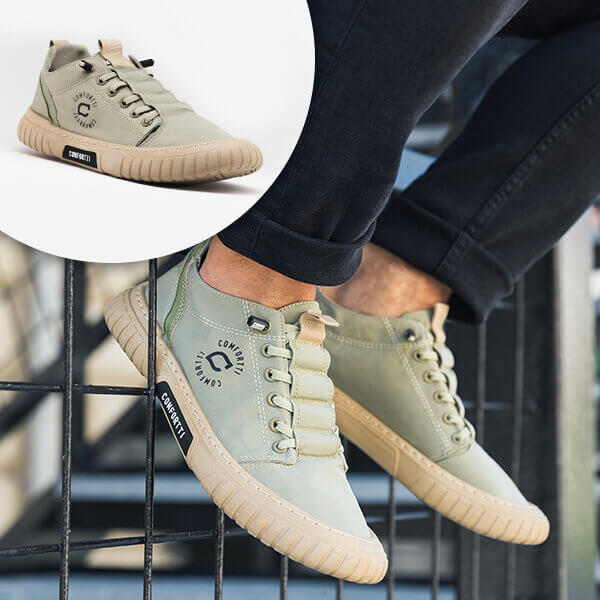 Herren Leichte Sneakers Mit Flexibler Sohle