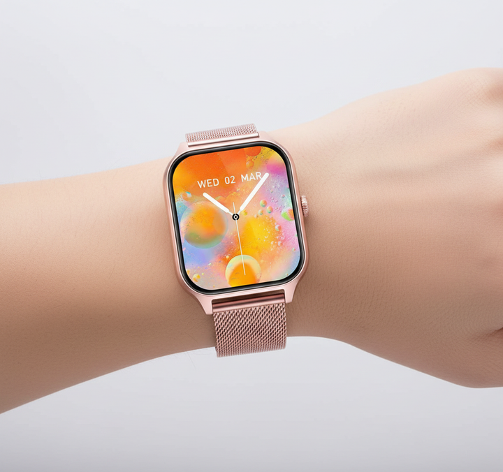 Smartwatch mit Fitness-Tracker und Touchscreen