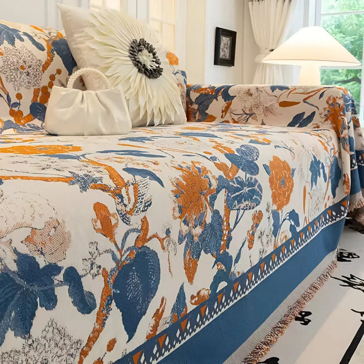 Sofabezug Chenille Jacquard Wendbar