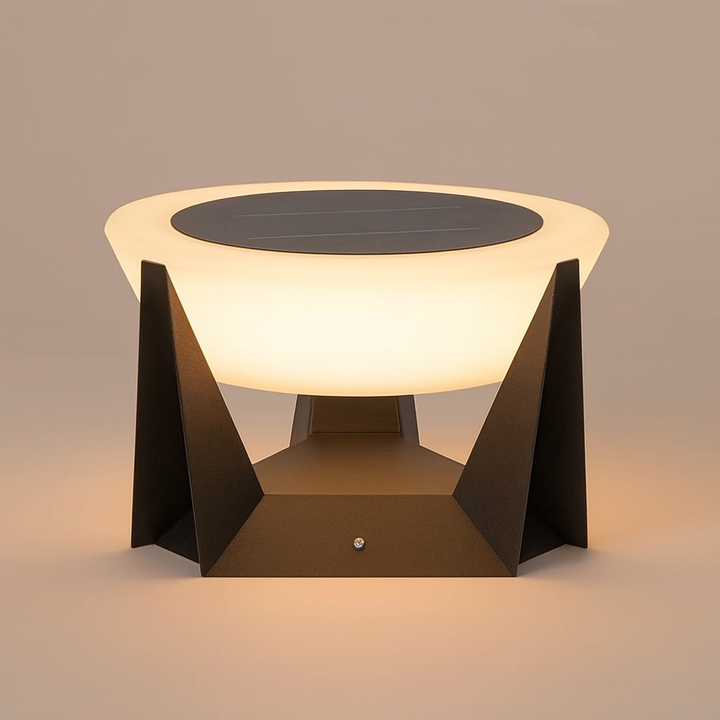 Solarleuchte für Terrasse und Garten mit modernem Design