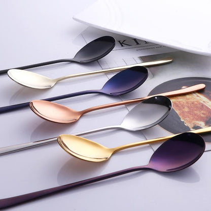 Modernes Edelstahl-Löffelset mit Spiegel-Finish – 7 bis 12-teilig