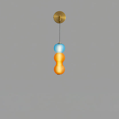 Wandlampe mit Goldfinish und Ornamenten