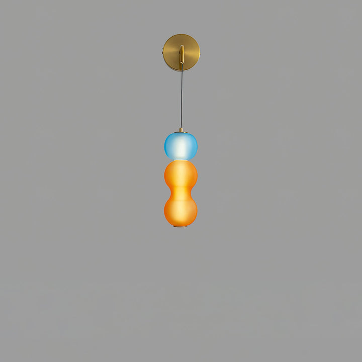 Wandlampe mit Goldfinish und Ornamenten