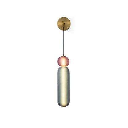 Wandlampe mit Goldfinish und Ornamenten