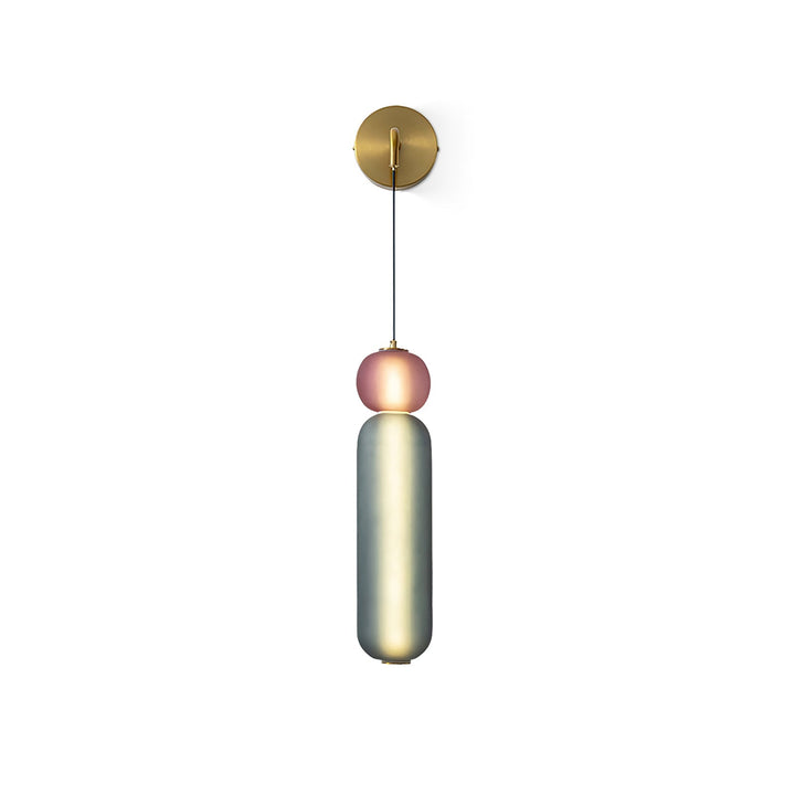 Wandlampe mit Goldfinish und Ornamenten