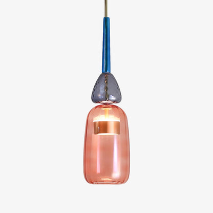 Moderne LED-Hängelampe mit farbiger Schirmoptik – für Wohnräume