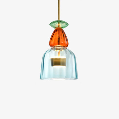 Moderne LED-Hängelampe mit farbiger Schirmoptik – für Wohnräume