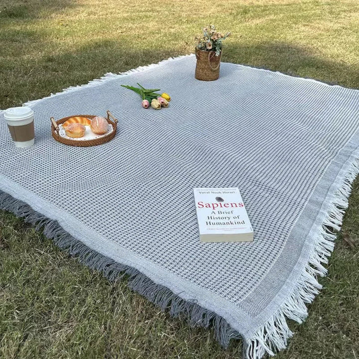 Tischdecke Baumwoll Leinen Für Picknick Und Garten