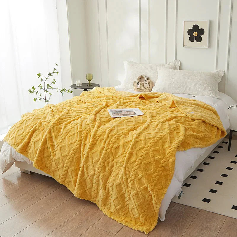 Wohndecke Wendbar Aus Flanell Und Lammwolleimitat