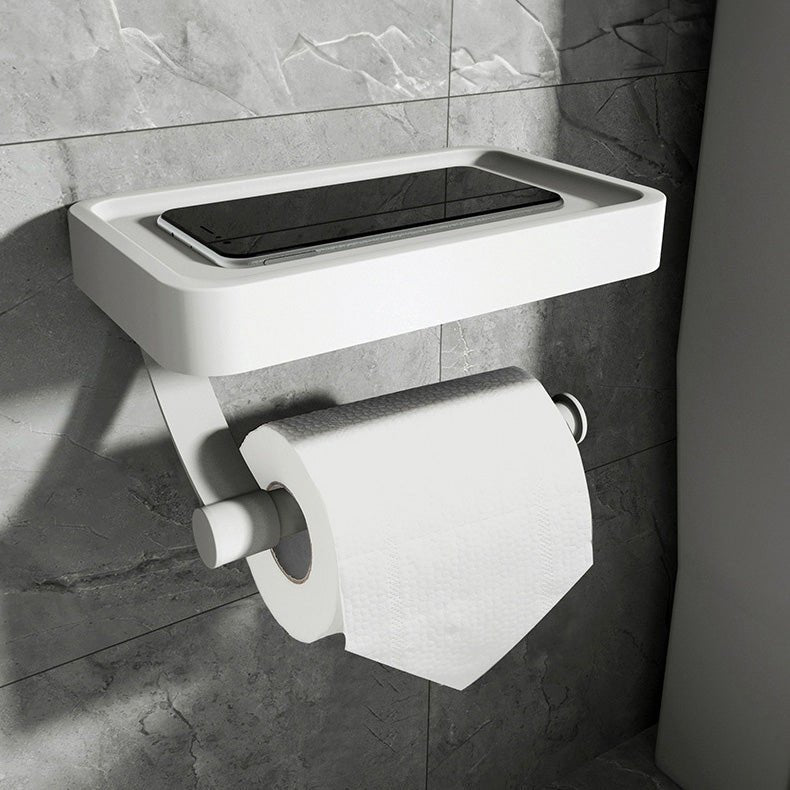Toilettenpapierhalter mit Ablage zur Wandmontage