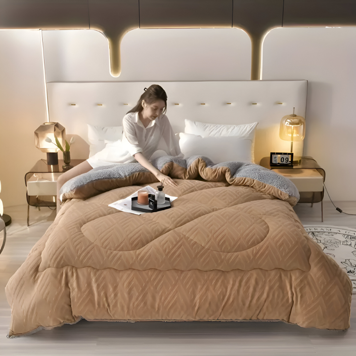 Fleece Bettdecke – Doppelseitiges Plaid für alle Jahreszeiten